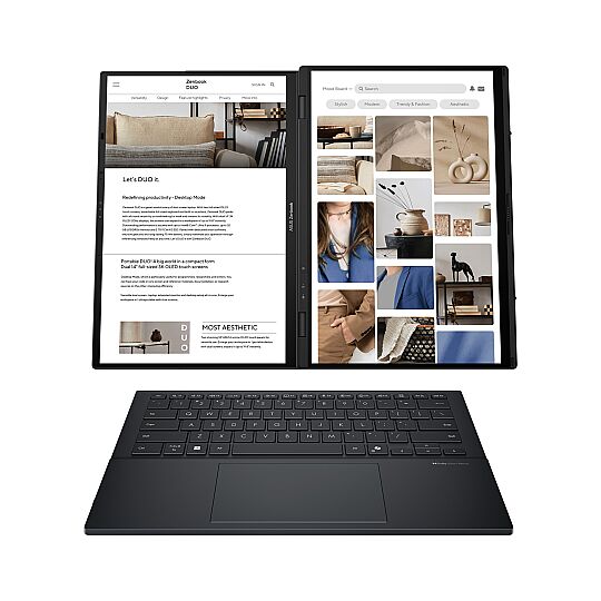 Asus Zenbook Duo UX8406CA-PZ208W U9 285H 32GB 2TB SSD Win 11 Home 14" OLED Çift Dokunmatik Ekranlı Dizüstü Bilgisayar - 8