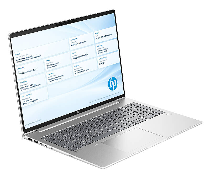 HP ProBook 4 G1i CT9M3ET Intel Core Ultra 7 255U 24GB RAM 1TB SSD 16" FreeDOS Kurumsal Dizüstü Bilgisayar - 2